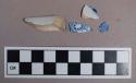 Ceramic, pearlware, blue transfer print, body sherds