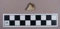 Ceramic, stoneware, North American, grey bodied, salt glazed, brown band (?), body sherd