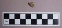 Ceramic, earthenware, lead glaze, slip decorated, possible North Midlands-type, rim sherd