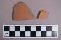 Ceramic, redware, unglazed, body sherds