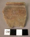 2 rim potsherds - incised ware, nail impression (Wace & Thompson, 1912, Type A2)