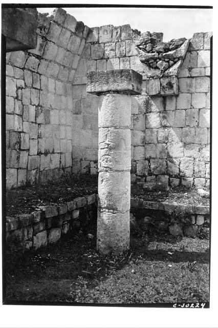 Sculptured drum of column at the Temple of Wall Panels