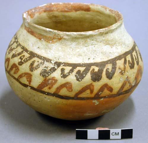 Small san bernardino polychrome pottery jar