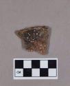 Ceramic, earthenware body sherd, shell-tempered, undecorated