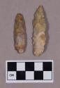 Chipped stone, projectile points