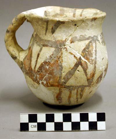Small san bernardino polychrome pottery jar