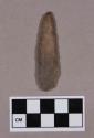 Chipped stone, projectile point, stemmed