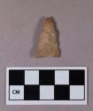 Chipped stone, projectile point, triangular