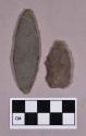 Chipped stone, projectile points, includes leaf-shaped