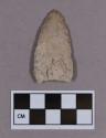 Chipped stone, projectile point, blade fragment