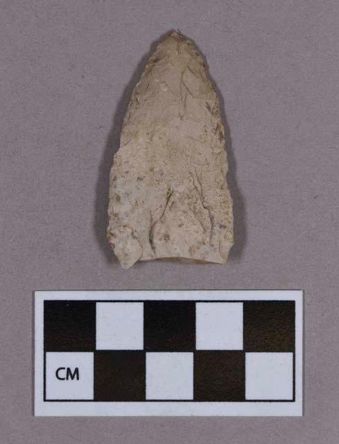 Chipped stone, projectile point, blade fragment