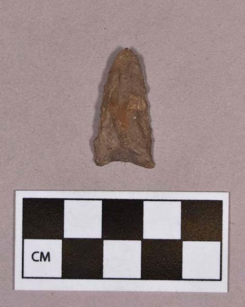 Chipped stone, projectile point, lanceolate