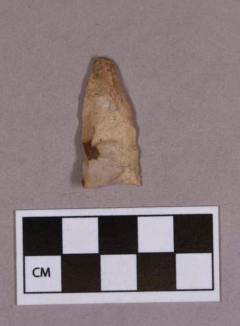 Chipped stone, projectile point, lanceolate