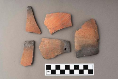 Potsherd, clay