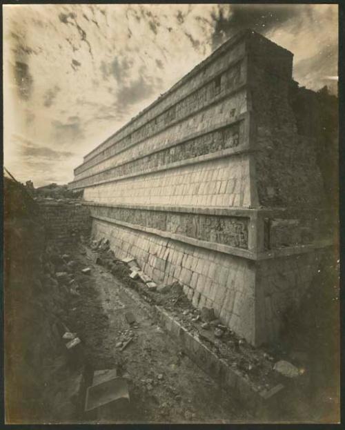 Temple of Warriors, south side after repair