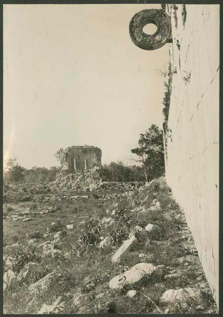 North Temple of the Ball Court, ring