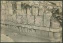 Temple of the Three Lintels, columns and platform