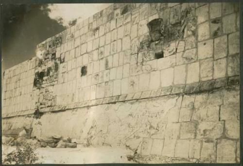 Temple of Warriors, wall paintings on north side