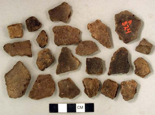 Coarse earthenware body sherds, undecorated