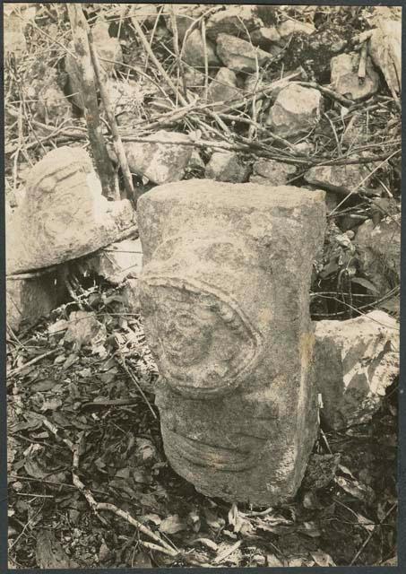 Temple of the Jaguar, Atlantean Columns