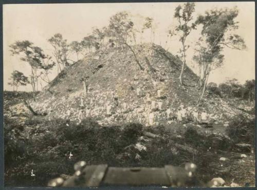 Temple of Warriors, after clearing and before excavation