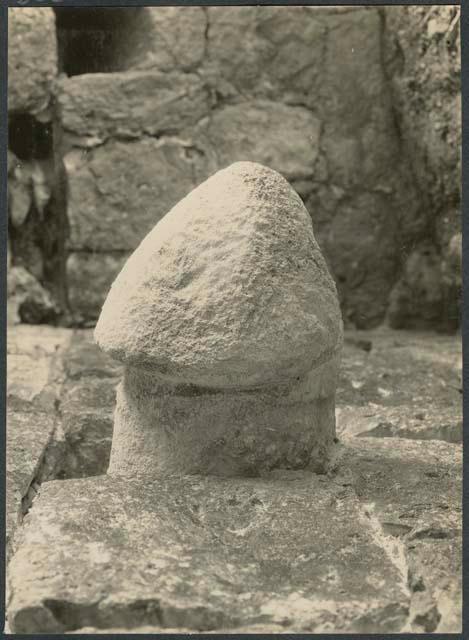 Temple of the Phalli, stone phallus