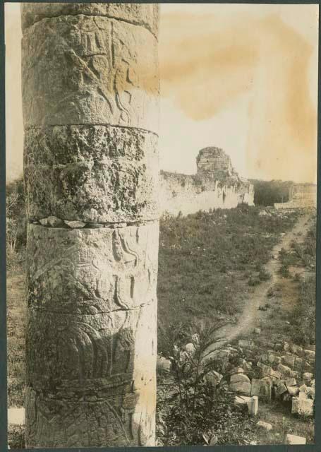 Ball Court, from North Temple