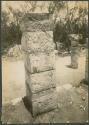 Temple of Xtoloc Cenote, left column