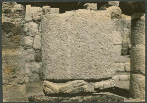 Temple of Xtoloc Cenote, sculpture