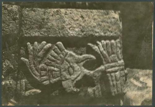 Temple of Xtoloc Cenote, sculpture