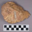 Chipped stone, ovate acheulian hand axe