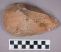 Chipped stone, ovate acheulian hand axe