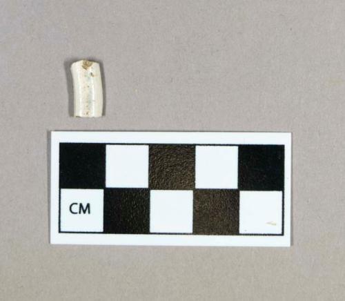 Ceramic, undecorated pearlware foot rim sherd