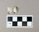 Ceramic, brown transfer printed whiteware body sherds