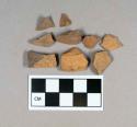 Ceramic, unglazed redware body sherds