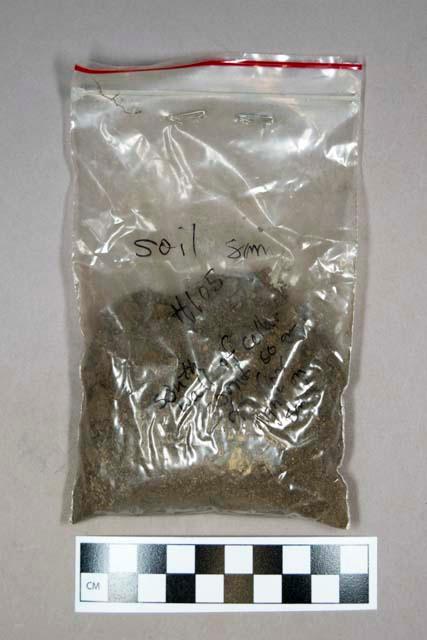 Raw material, soil sample