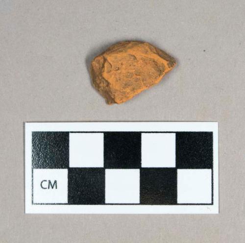 Ceramic, redware body sherd, surfaces missing/weathered