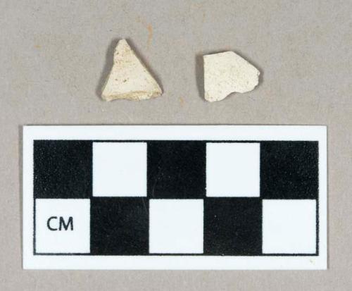 Ceramic, white clay pipe bowl fragments