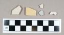 Ceramic, white salt glazed stoneware body sherds