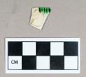 Ceramic, refined earthenware rim sherd, green shell-edge