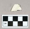 Ceramic, creamware base sherd, undecorated