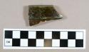 Ceramic, Buckley-type rim sherd with dark lead glaze on interior and exterior