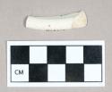 Ceramic, creamware base/footrim sherd