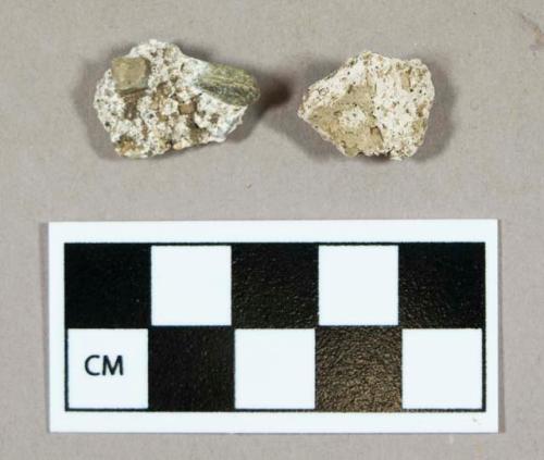 Ceramic/architectural, mortar fragments