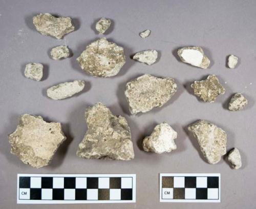 Ceramic/architectural, mortar fragments