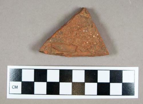 Ceramic/architectural, roof tile fragment