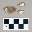 Ceramic, tin-glazed body sherds, glaze on both sides