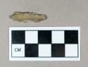 Metal, lead window came fragment