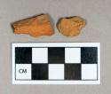 Ceramic, unglazed redware body sherds