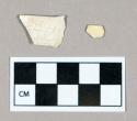 Ceramic, creamware rim sherds